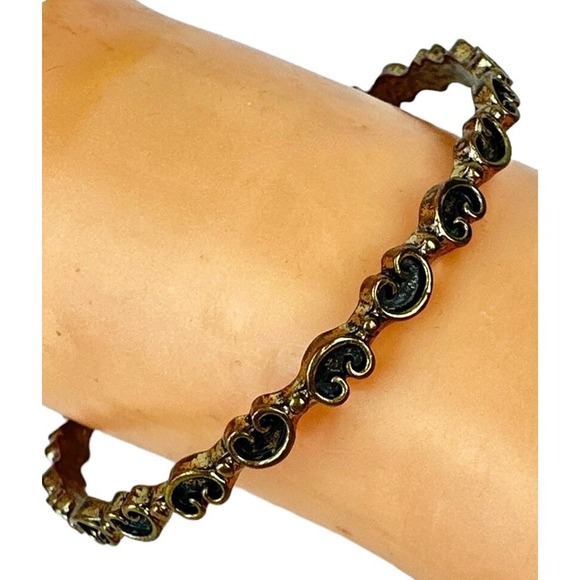 Lucky Brand Jewelry - Lucky Brand Bangle Bracelet Bronze Color 3" diameter